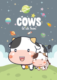 Cows Lover Galaxy Gray