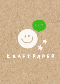 Kraft paper. simple. Smile.