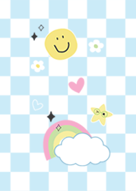 Lovely blue pastel