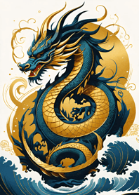 龍が富と幸福をもたらす f31c59