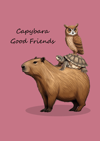 คาปิบาร่าเพื่อนรัก(กุหลาบสีชมพู)