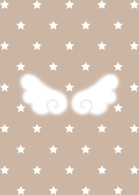 星柄ウィッシュコア（ミルクティー）