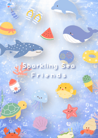 brown Sparkling Sea Creatures