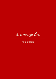 simple_red beige