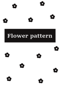 flower pattern_monotone