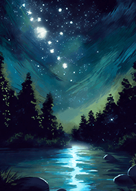 Beautiful starry night view#1692