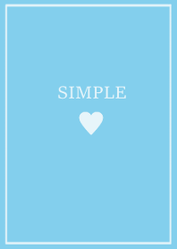 SIMPLE HEART =blue*=
