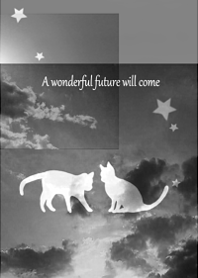 Lucky cat and beautiful sky view8.