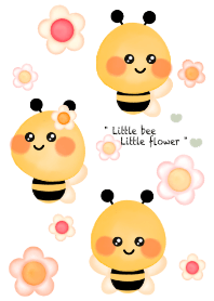Little bee Little flowers 12