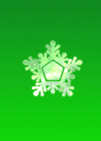 Winter Snow Green