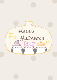 Shimaenaga Halloween -brown- dot