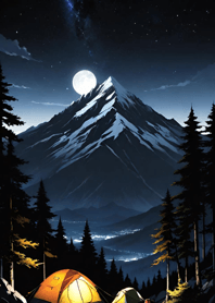 Bright Moon and Dawn 0b9584