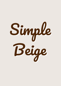 -Simple Beige-