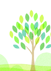 爽やかな北欧風の木