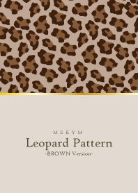 Leopard Pattern BROWN 18