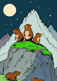 Ukiyo-e - Capybara 686B81