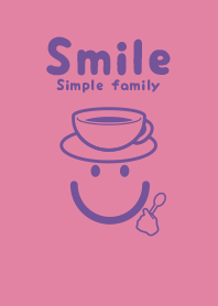 Smile & Teatime Deep Orchid Pink