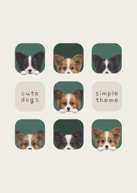 DOGS - Papillon - FOREST GREEN