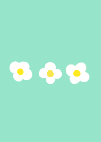 シンプルな白い花