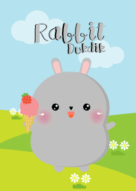 Poklok Gray Rabbit Dukdik Theme