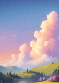 Cloud and girl   a5426E