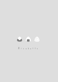 飯糰 /gray white