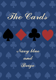 The cards(Navy blue and Beige)