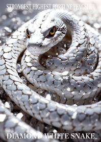 Diamond and white snake 32