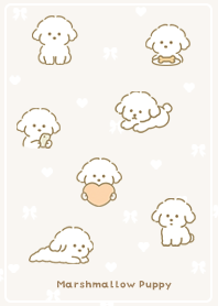 beige Simple Marshmallow Puppy 02_2