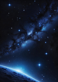 Mountain, Sea, and Moonlit Night 5CE03C