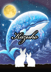 Kazuho Beautiful rabbit & whale