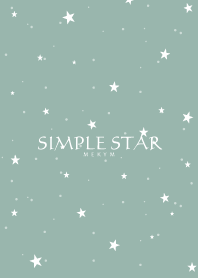 SIMPLE STAR -DUSKY GREEN-