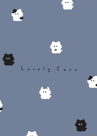แมวน้อย | gray blue white