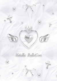 METALLIC BALLET CORE -  AH White 02