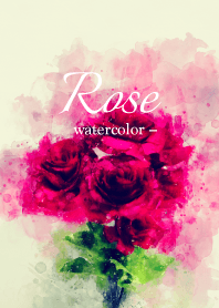 Rose -watercolor-
