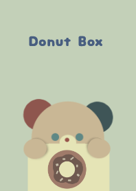 Bear donut box