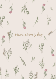 おしゃれレトロくすみフラワー