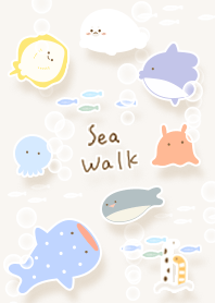 beige A heartwarming walk in the sea02_2