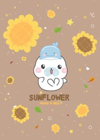 Whale&Seal Sunflower Lover