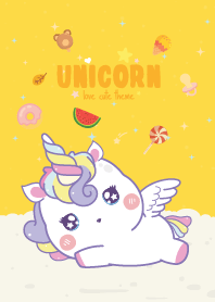 น้องยูนิคอร์น ธีมสีเหลือง