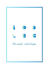 シンプル大人デザイン-Gradation-