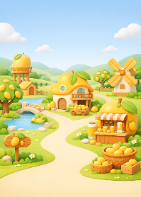 Mango Village 3D Pastel