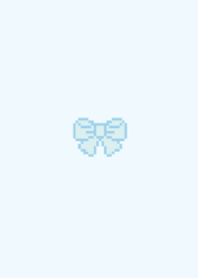 かわいいドットりぼん ♡ blue