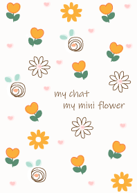 mini orange flowers 6