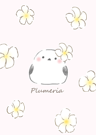 Shimaenaga&Plumeria:pink
