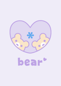 Bear Crystal - Purple
