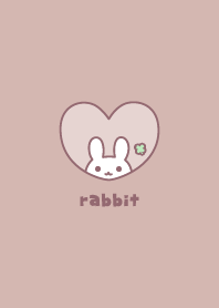 うさぎクローバー[くすみピンク]