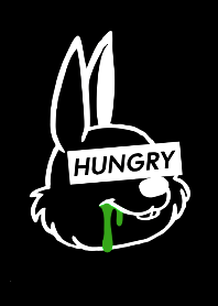 HUNGRY RABBIT -BLACK- THEME 66