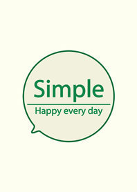 Simple green dialog