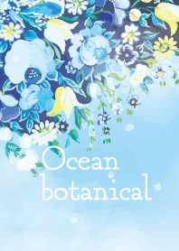 Botanical -ocean color- #illustration